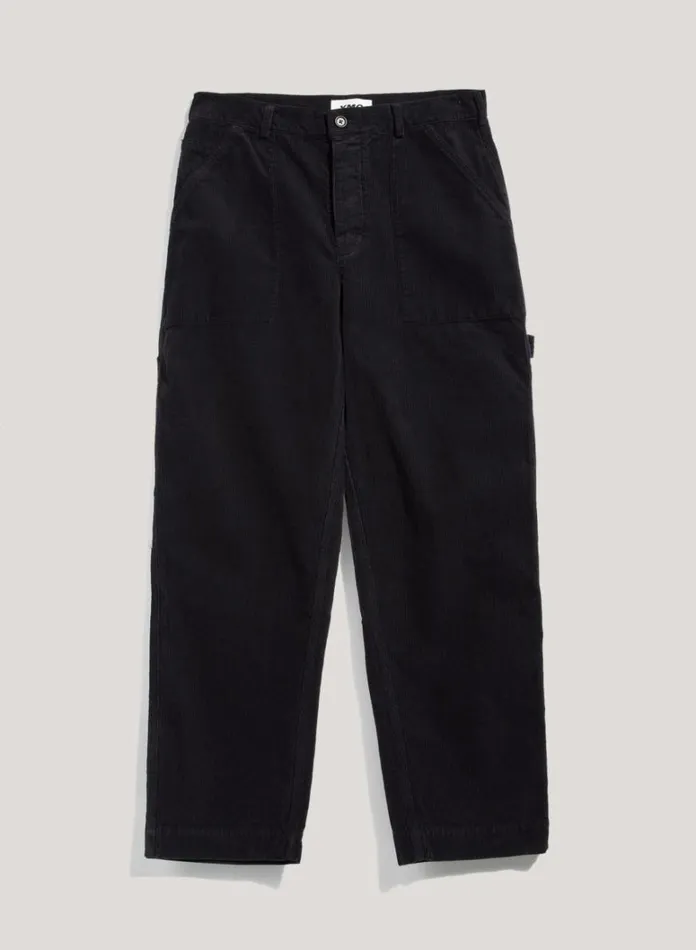 Mens Trousers YMC Painter Corduroy Trouser Black