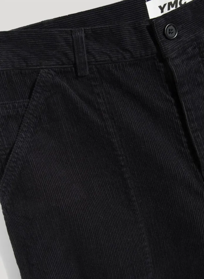 Mens Trousers YMC Painter Corduroy Trouser Black