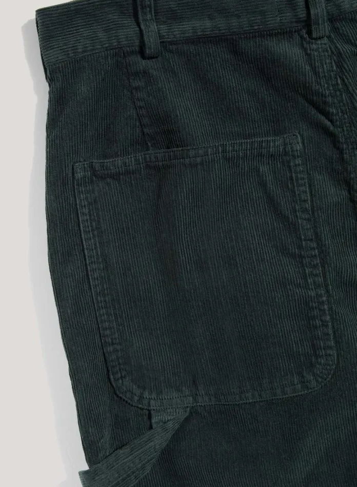Mens Trousers YMC Painter Corduroy Trouser Green
