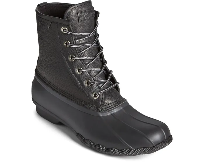 Men Saltwater Duck Boot BlackBlack Sperry Boots Men Saltwater Duck Boot BlackBlack Sperry Boots