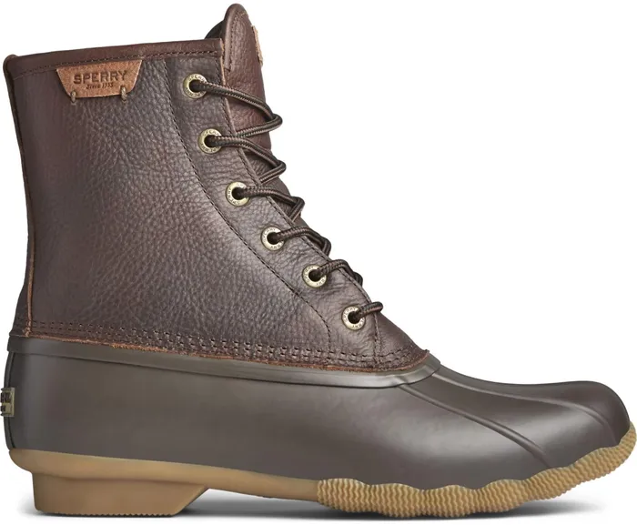 Men Saltwater Duck Boot BrownCoffee Sperry Boots