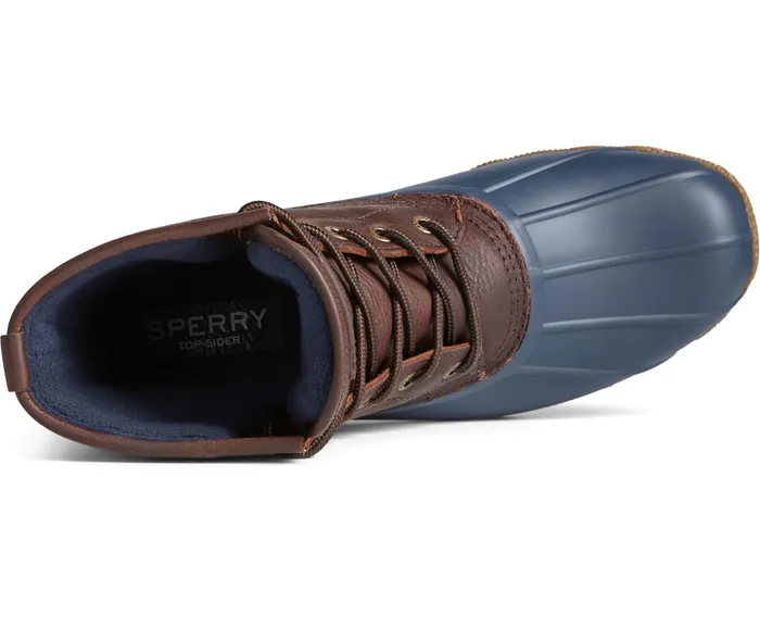 Men Saltwater Duck Boot BrownNavy Sperry Boots Men Saltwater Duck Boot BrownNavy Sperry Boots
