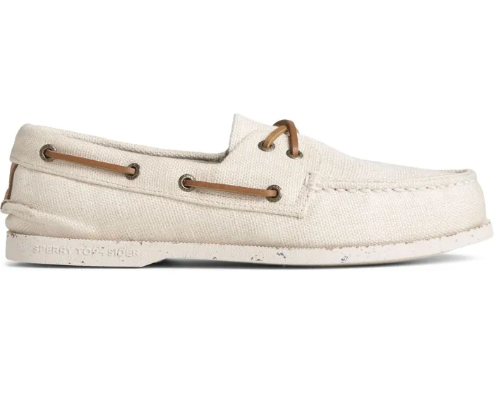 Men SeaCycled Authentic Original Baja Boat Shoe Cream Sperry Boat Shoes