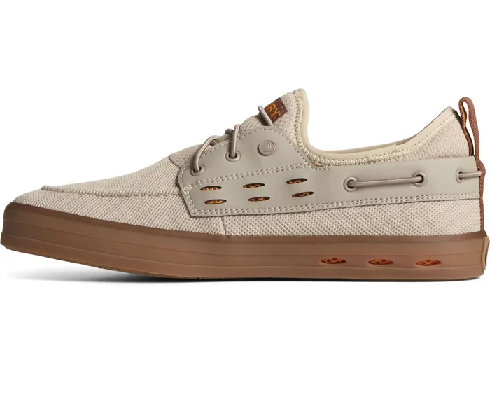 Men SeaCycled Fairlead Boat Sneaker Taupe Sperry Sneakers Men SeaCycled Fairlead Boat Sneaker Taupe Sperry Sneakers