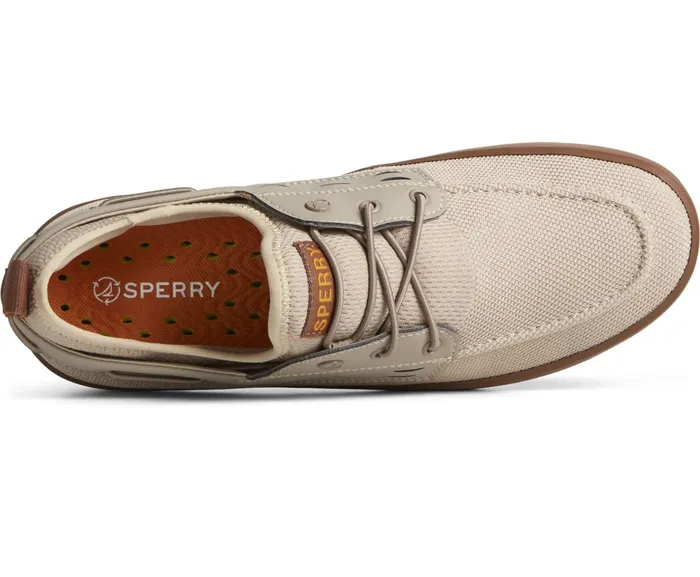 Men SeaCycled Fairlead Boat Sneaker Taupe Sperry Sneakers Men SeaCycled Fairlead Boat Sneaker Taupe Sperry Sneakers