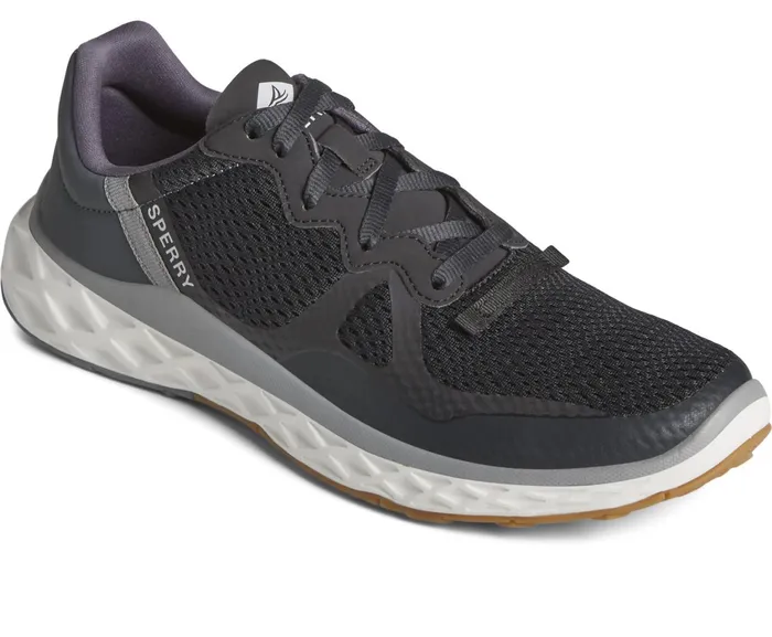 Men SeaCycled Headsail Sneaker Black Sperry Sport Men SeaCycled Headsail Sneaker Black Sperry Sport