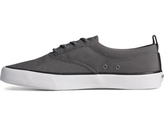 Men SeaCycled Striper II CVO Canvas Sneaker Grey Sperry Sneakers Men SeaCycled Striper II CVO Canvas Sneaker Grey Sperry Sneakers