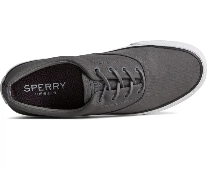 Men SeaCycled Striper II CVO Canvas Sneaker Grey Sperry Sneakers Men SeaCycled Striper II CVO Canvas Sneaker Grey Sperry Sneakers