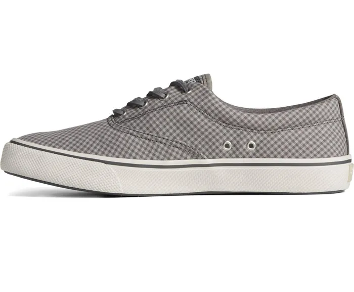 Men SeaCycled Striper II CVO Gingham Sneaker Grey Sperry Sneakers Men SeaCycled Striper II CVO Gingham Sneaker Grey Sperry Sneakers