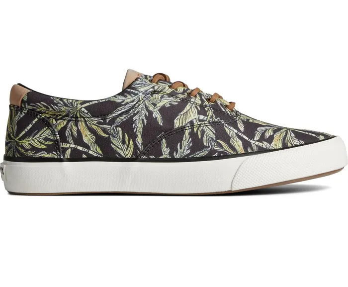 Men SeaCycled Striper II CVO Palm Sneaker Black Sperry Sneakers