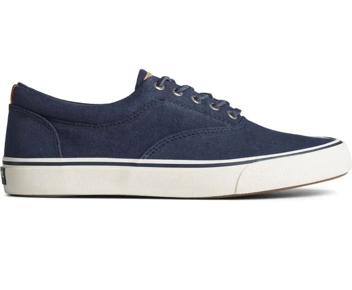 Men SeaCycled Striper II CVO Textile Sneaker Navy Sperry Sneakers