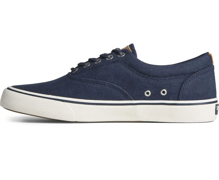 Men SeaCycled Striper II CVO Textile Sneaker Navy Sperry Sneakers Men SeaCycled Striper II CVO Textile Sneaker Navy Sperry Sneakers