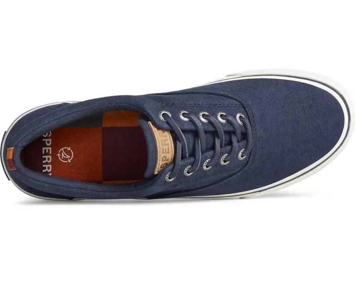Men SeaCycled Striper II CVO Textile Sneaker Navy Sperry Sneakers Men SeaCycled Striper II CVO Textile Sneaker Navy Sperry Sneakers