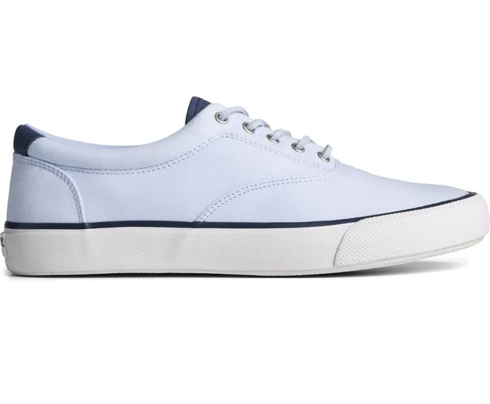 Men SeaCycled Striper II CVO Twill Sneaker Light Blue Sperry Sneakers