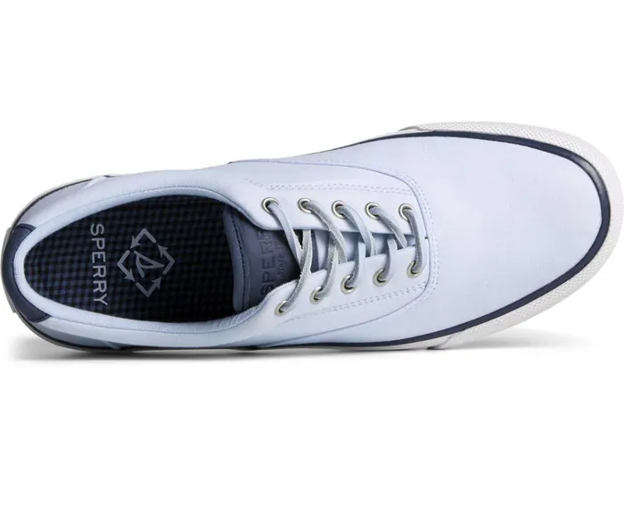 Men SeaCycled Striper II CVO Twill Sneaker Light Blue Sperry Sneakers Men SeaCycled Striper II CVO Twill Sneaker Light Blue Sperry Sneakers