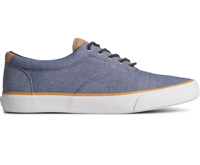 Men SeaCycled Striper II CVO Twill Sneaker Navy Sperry Sneakers