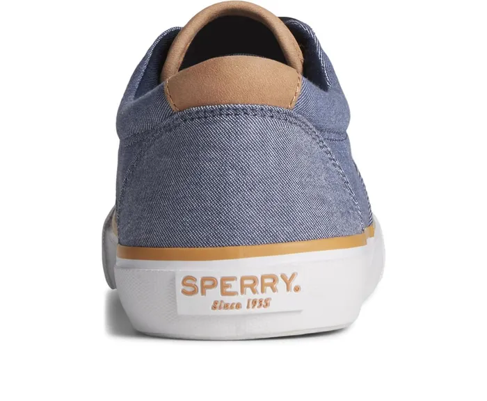 Men SeaCycled Striper II CVO Twill Sneaker Navy Sperry Sneakers Men SeaCycled Striper II CVO Twill Sneaker Navy Sperry Sneakers