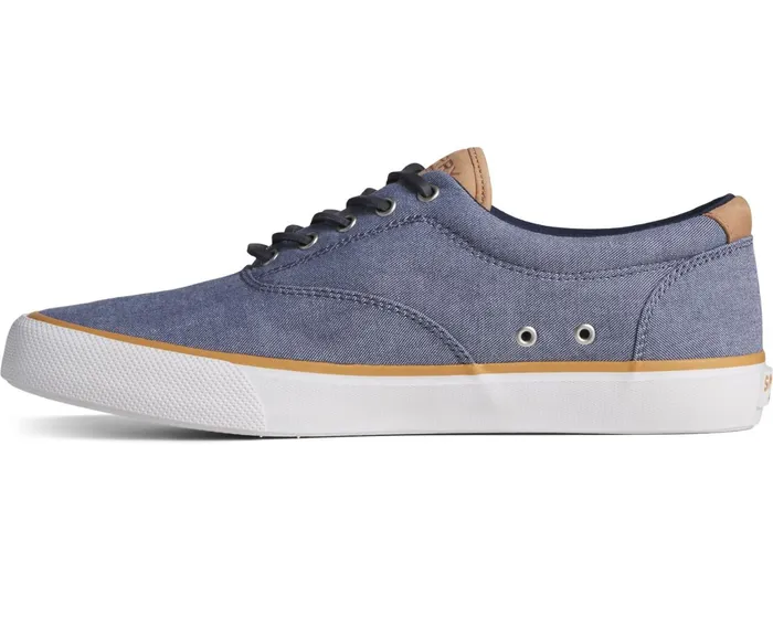 Men SeaCycled Striper II CVO Twill Sneaker Navy Sperry Sneakers Men SeaCycled Striper II CVO Twill Sneaker Navy Sperry Sneakers
