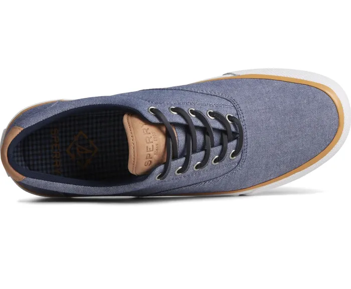 Men SeaCycled Striper II CVO Twill Sneaker Navy Sperry Sneakers Men SeaCycled Striper II CVO Twill Sneaker Navy Sperry Sneakers