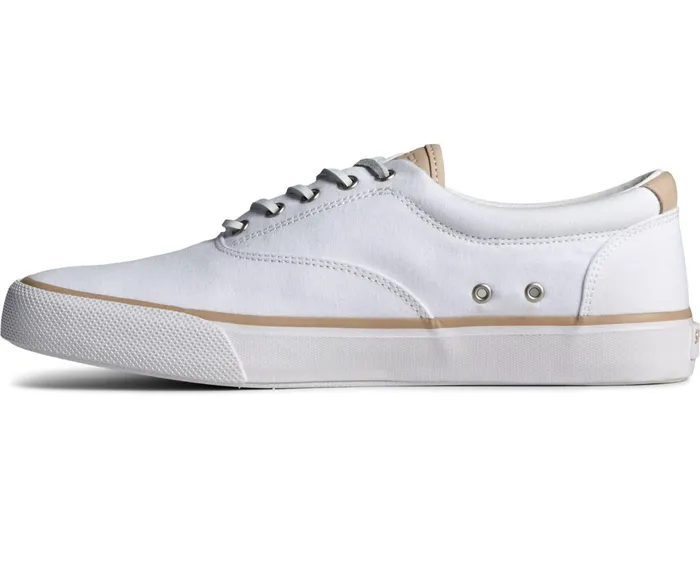 Men SeaCycled Striper II CVO Twill Sneaker White Sperry Sneakers Men SeaCycled Striper II CVO Twill Sneaker White Sperry Sneakers