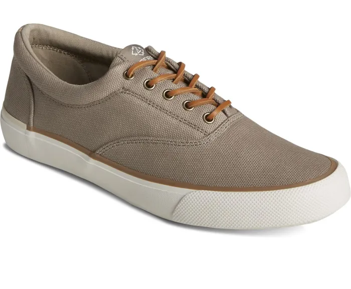 Men SeaCycled Striper II Palm Sneaker Taupe Sperry Sneakers Men SeaCycled Striper II Palm Sneaker Taupe Sperry Sneakers
