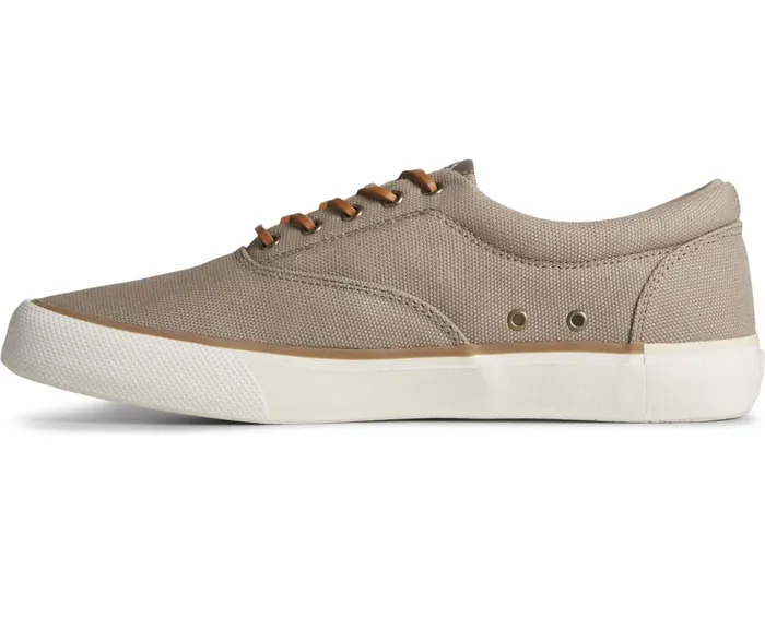 Men SeaCycled Striper II Palm Sneaker Taupe Sperry Sneakers Men SeaCycled Striper II Palm Sneaker Taupe Sperry Sneakers