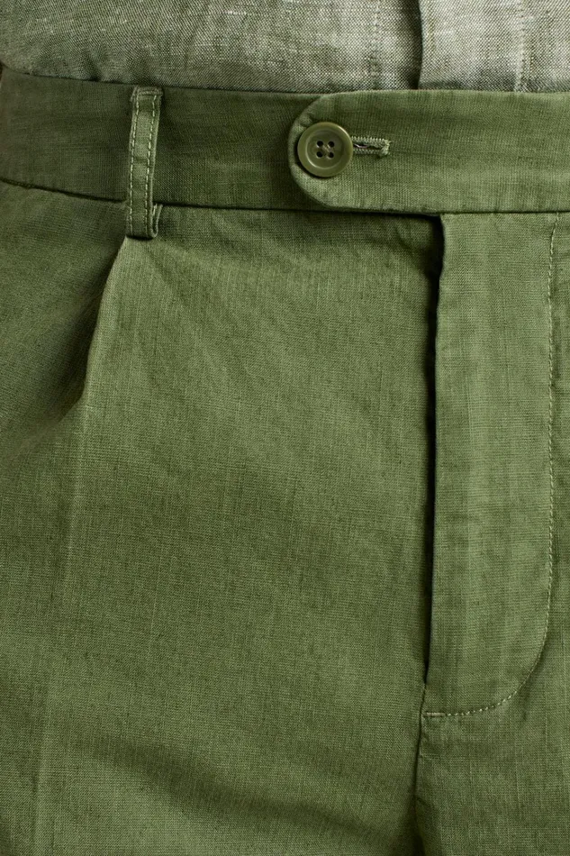 Men Seasonal Pants Bonobos Coastal Linen Pant Green Juice