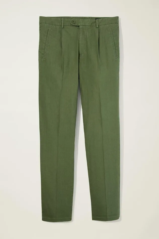 Men Seasonal Pants Bonobos Coastal Linen Pant Green Juice