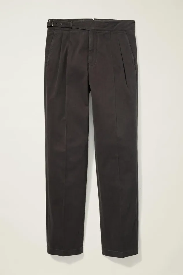 Men Seasonal Pants Bonobos Italian Gurkha Trouser Dark Charcoal Cotton