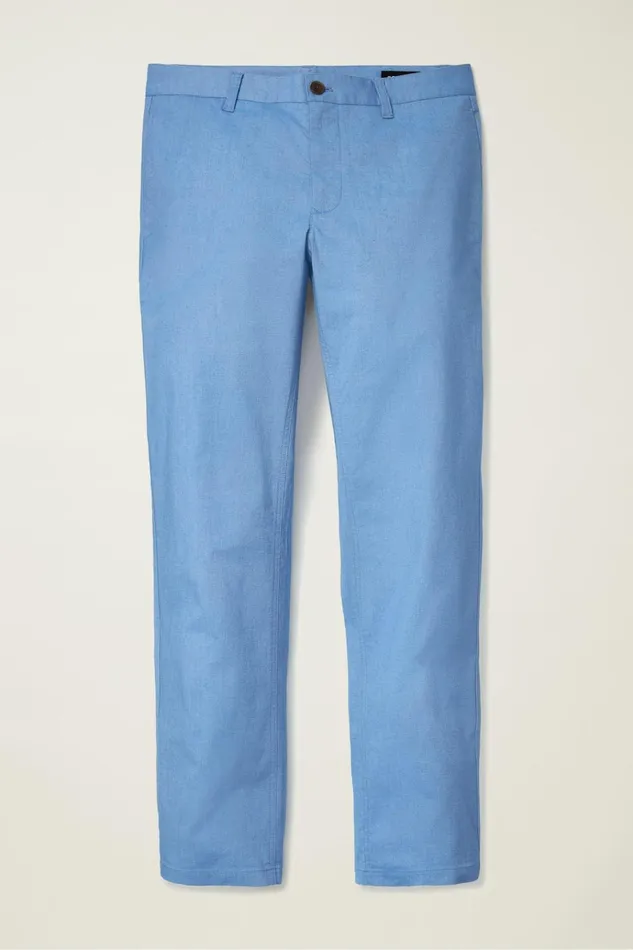 Men Seasonal Pants Bonobos Lightweight Chino Lakefront Blue