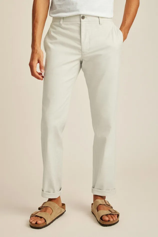 Men Seasonal Pants Bonobos Lightweight Chino Light Beige