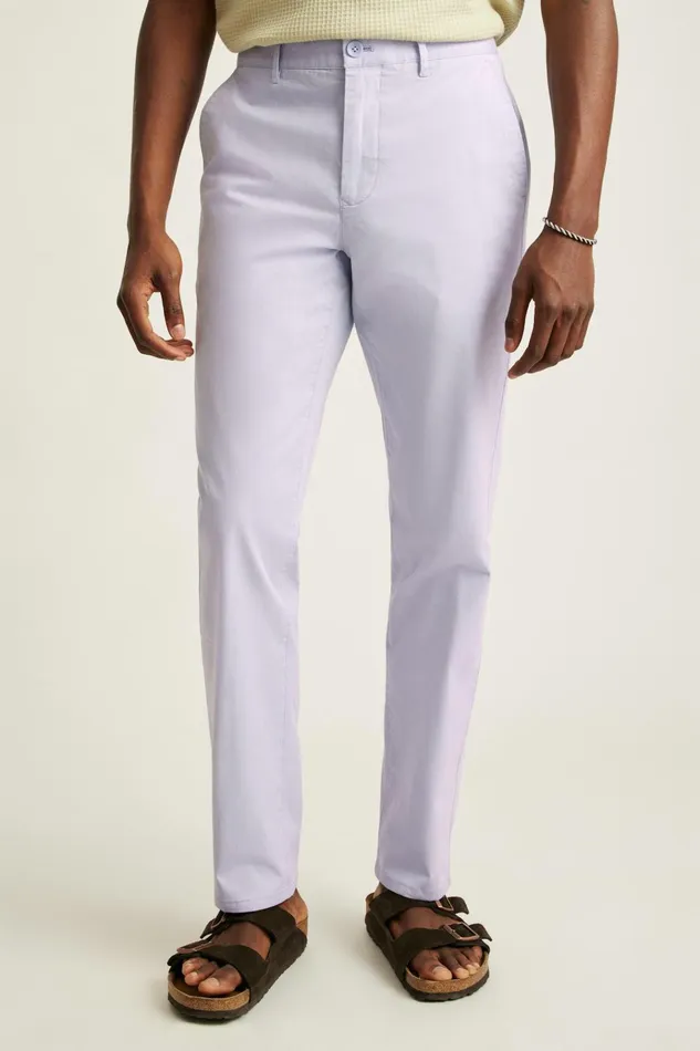 Men Seasonal Pants Bonobos Lightweight Chino Light Lavender