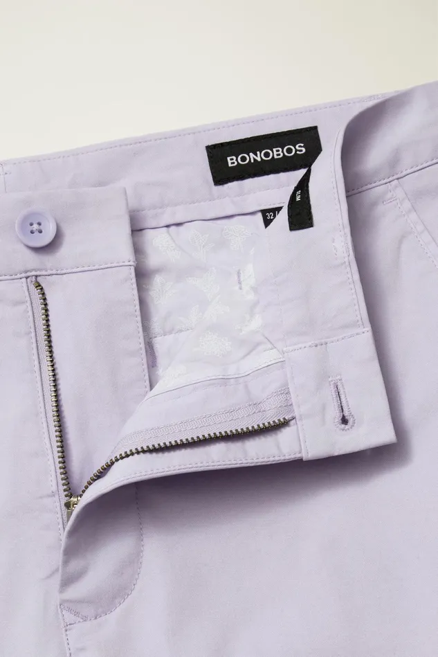 Men Seasonal Pants Bonobos Lightweight Chino Light Lavender