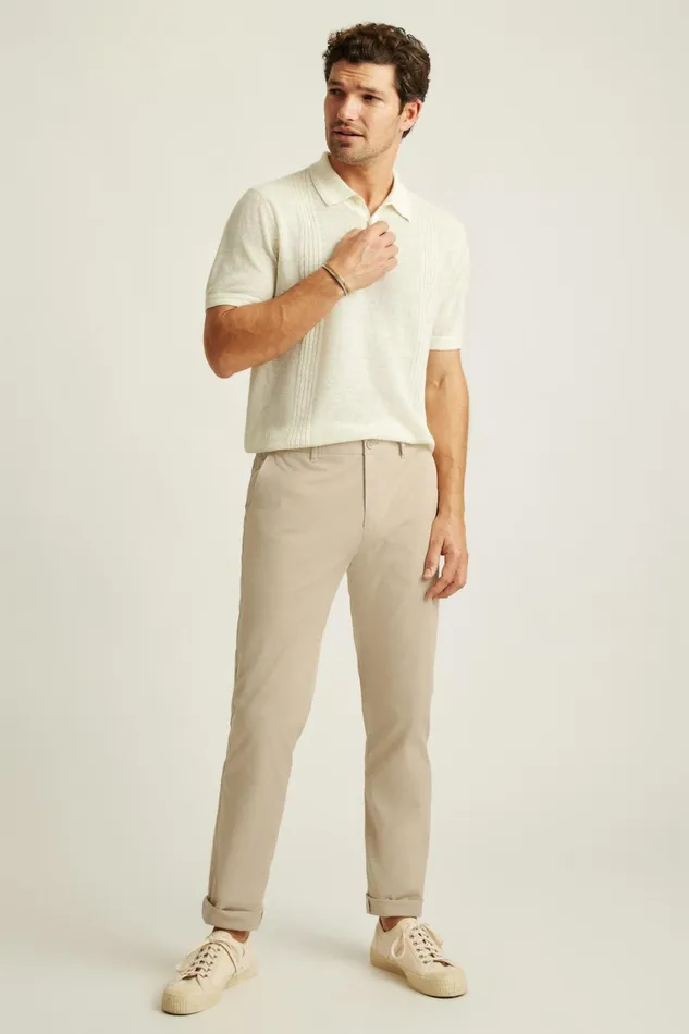 Men Seasonal Pants Bonobos Lightweight Chino Oxford Tan
