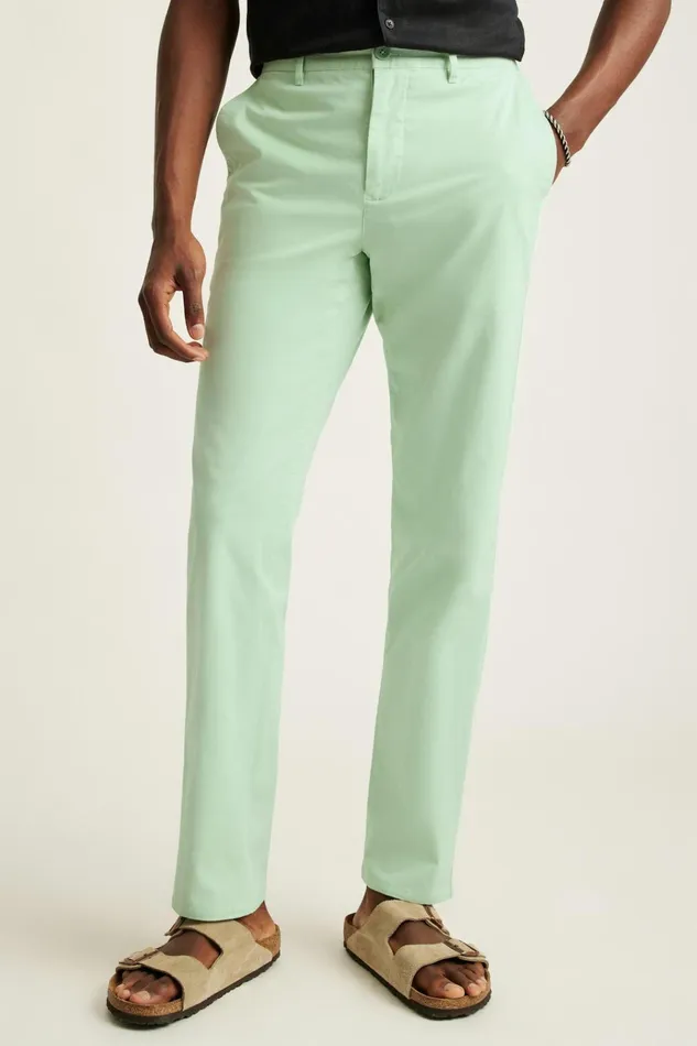 Men Seasonal Pants Bonobos Lightweight Chino Silt Green