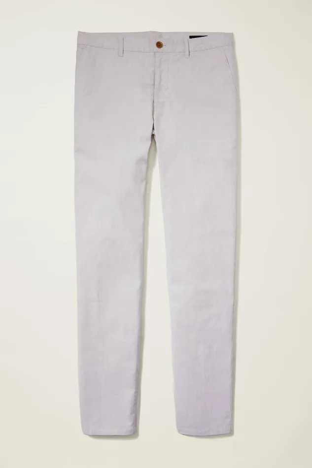 Men Seasonal Pants Bonobos Lightweight Chino Tan White Stripe
