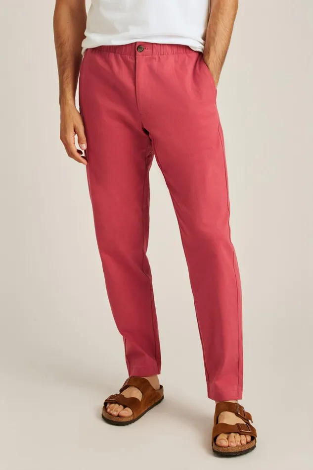 Men Seasonal Pants Bonobos The Off Duty Pant Red Currant