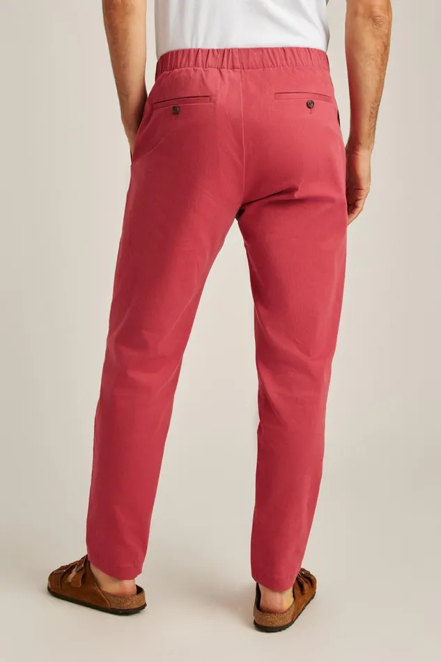Men Seasonal Pants Bonobos The Off Duty Pant Red Currant
