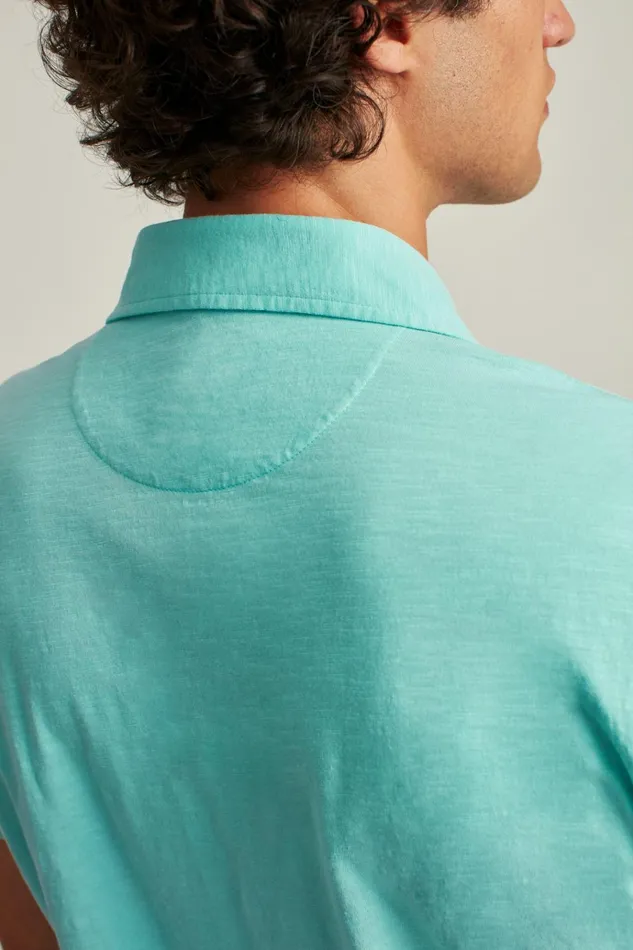 Men Short Sleeve Shirts Bonobos Garment Dyed Shirt Big Sky