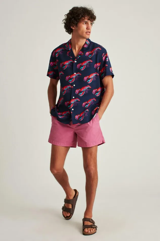 Men Short Sleeve Shirts Bonobos Relaxed Fit Camp Collar Shirt Lobsters On A Roll Men Short Sleeve Shirts Bonobos Relaxed Fit Camp Collar Shirt Lobsters On A Roll