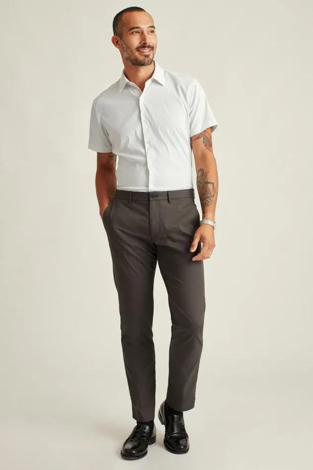 Men Short Sleeve Shirts Bonobos Tech Short Sleeve Shirt White Blue Fine Dot Men Short Sleeve Shirts Bonobos Tech Short Sleeve Shirt White Blue Fine Dot