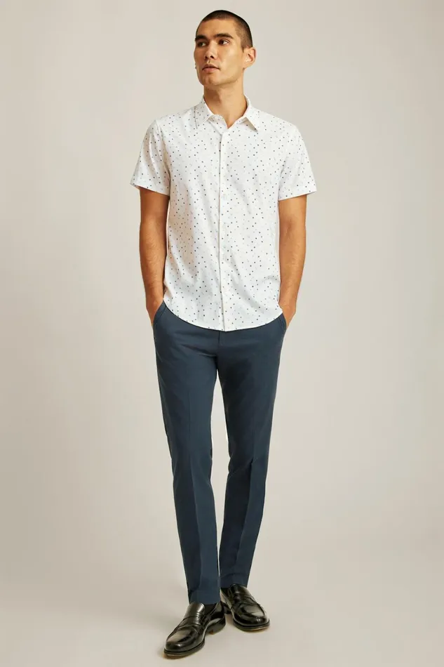 Men Short Sleeve Shirts Bonobos Tech Short Sleeve Shirt White Winter Wonderland Men Short Sleeve Shirts Bonobos Tech Short Sleeve Shirt White Winter Wonderland