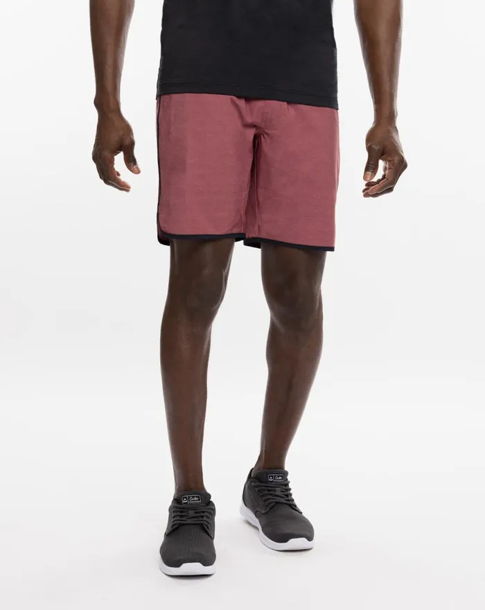 Men Shorts TravisMathew ANOTHER ROUND ACTIVE SHORT Roan Rouge