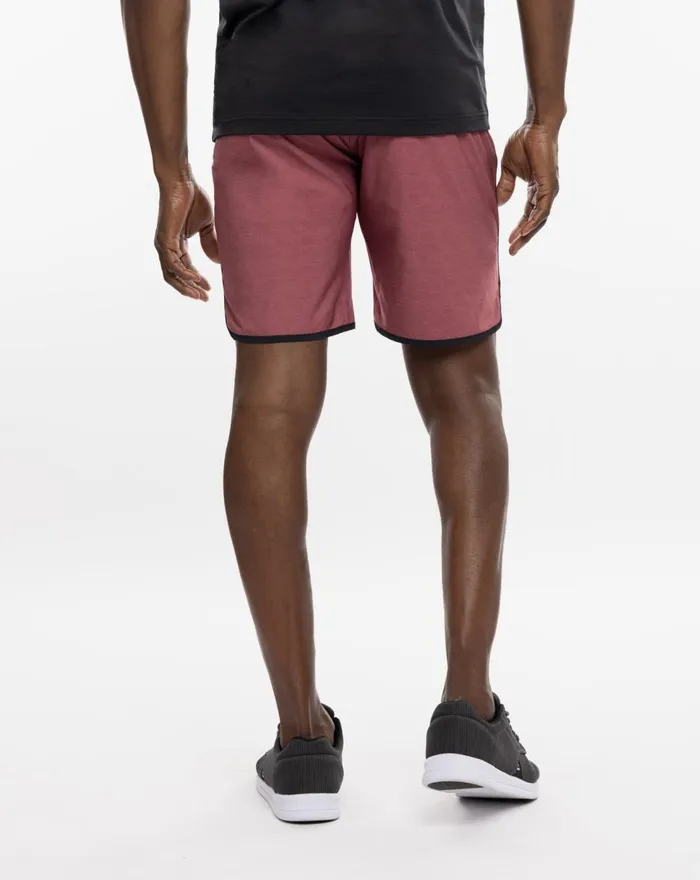 Men Shorts TravisMathew ANOTHER ROUND ACTIVE SHORT Roan Rouge