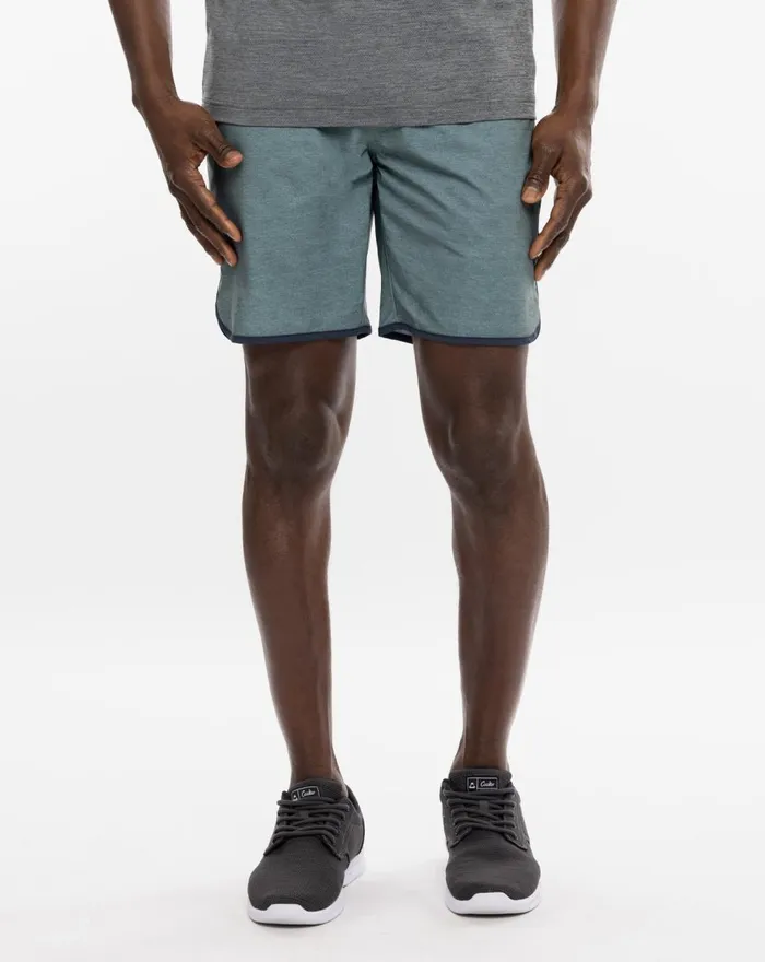 Men Shorts TravisMathew ANOTHER ROUND ACTIVE SHORT Silver Pine