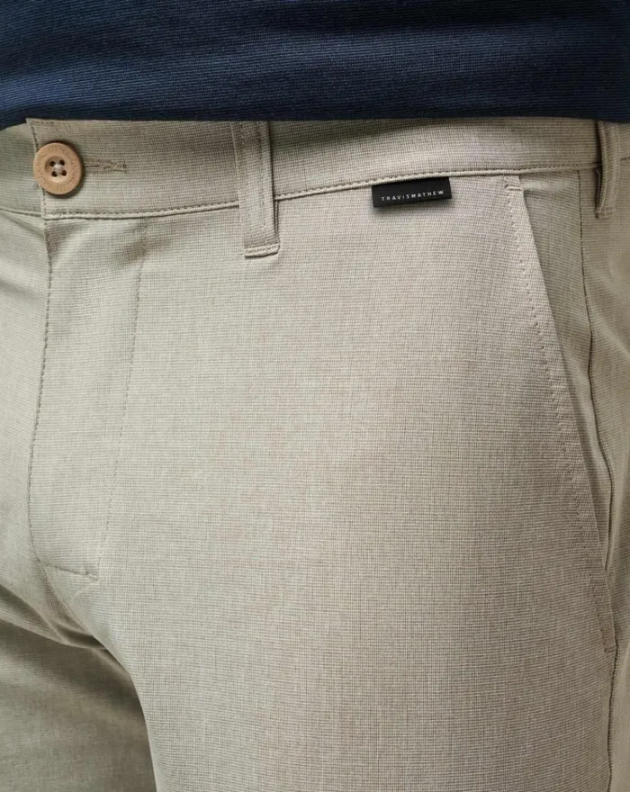 Men Shorts TravisMathew BECK SHORT Khaki