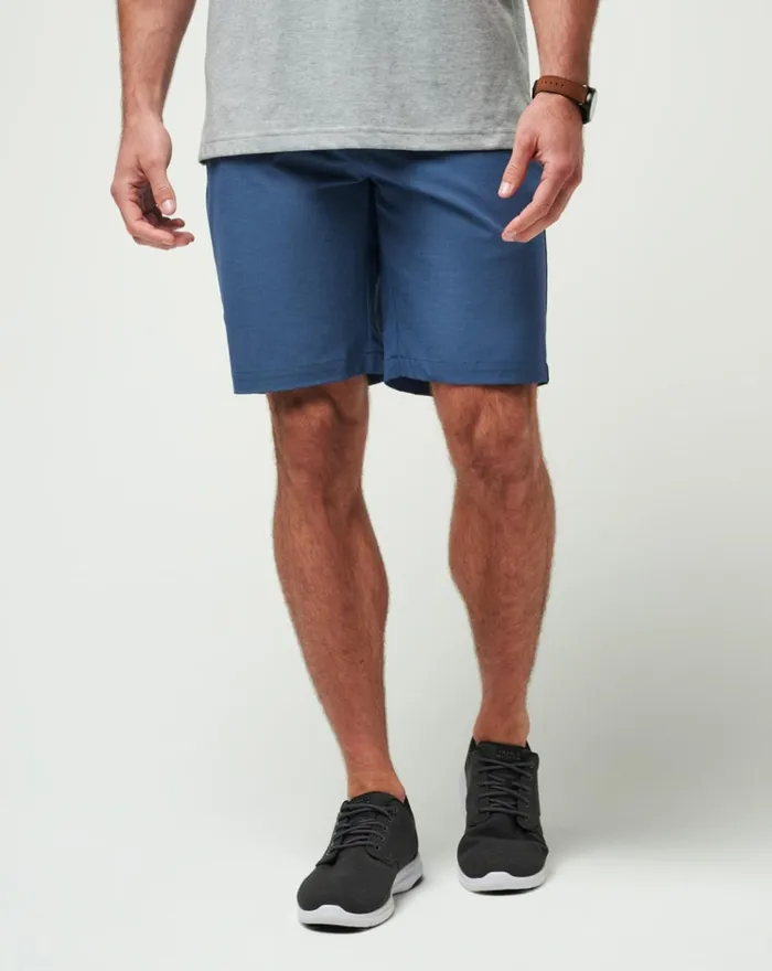 Men Shorts TravisMathew BECK SHORT Vintage Indigo