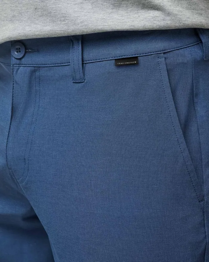 Men Shorts TravisMathew BECK SHORT Vintage Indigo