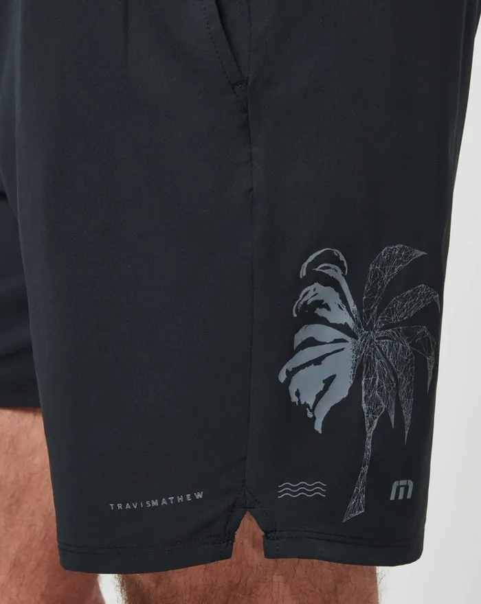 Men Shorts TravisMathew HEATER EWAIST SHORT Black