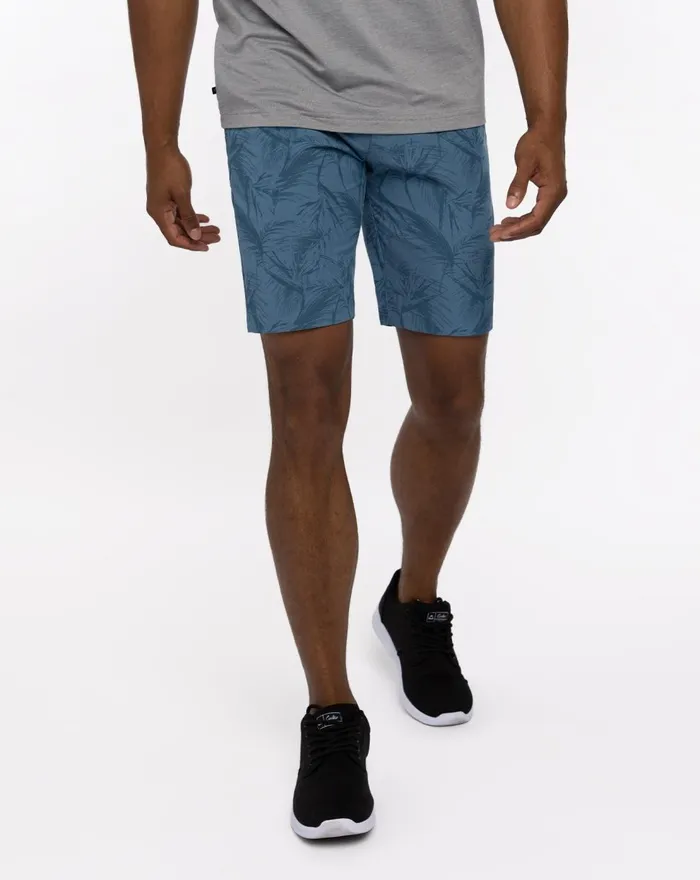 Men Shorts TravisMathew JUNGLE OASIS SHORT Heather Mid Blue